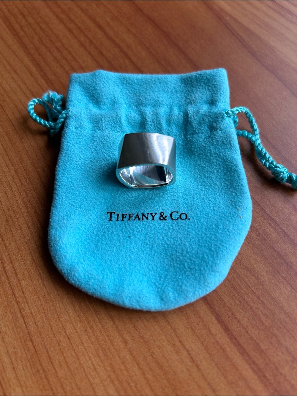 Tiffany & Co. Frank Gehry Torque Ring Sterling Silver - Size 10